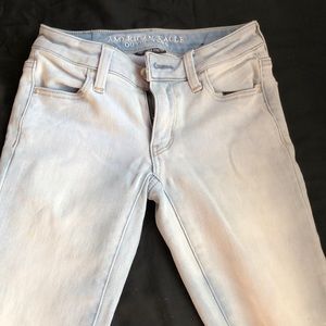White washed jeans